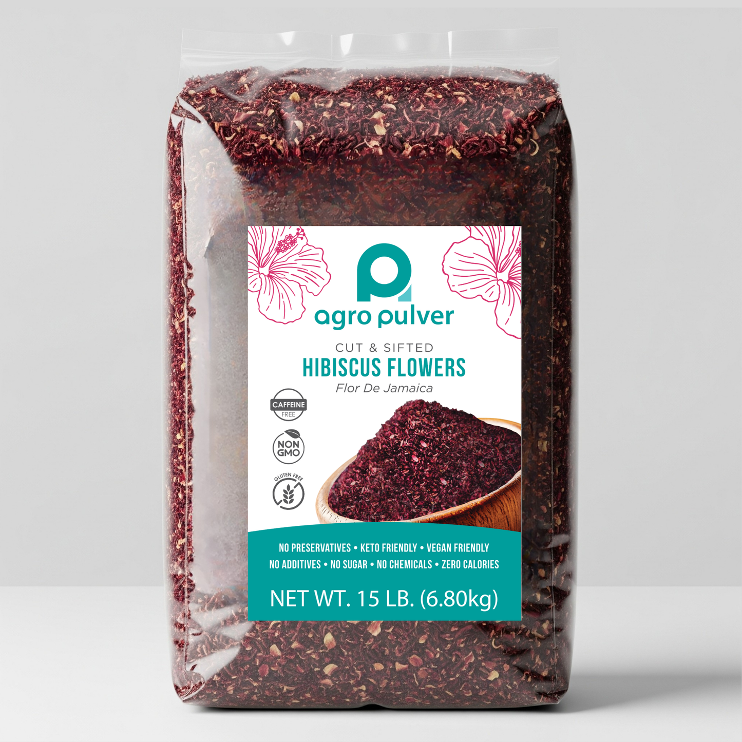 Hibiscus Flower Cut & Sifted